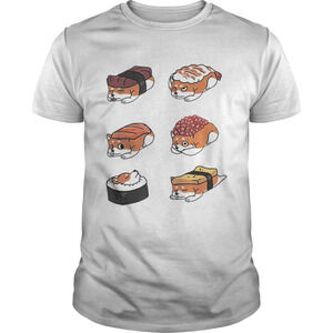 Shiba Inu Japanese Sushi 50 Shades Of Dog Shirt